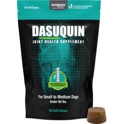 Dasuquin Hip & Joint Soft Chews, tamaño Pequeño/Mediano. 84 chews. - Nutramax