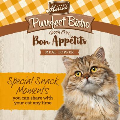 Purrfect Bistro Bon Appetits Grain-Free Chicken Recipe Chunks in Gravy Adult Cat Food Pouches, 3-oz, case of 24