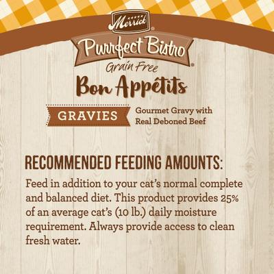 Purrfect Bistro Bon Appetits Grain-Free Chicken Recipe Chunks in Gravy Adult Cat Food Pouches, 3-oz, case of 24