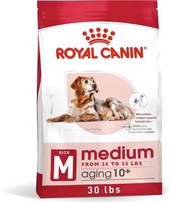 Size Health Nutrition Medium Aging 10+ Dry Dog Food, 30-lb bag