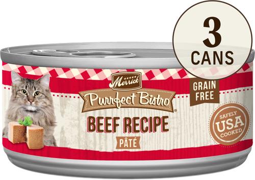 Purrfect Bistro Grain-Free Tuna Pate Canned Cat Food, 3-oz can, case of 3