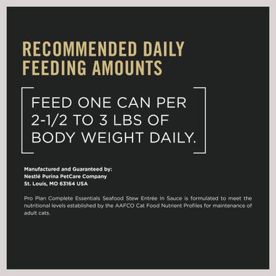 Adult Seafood Stew Entree in Sauce Canned Cat Food, 3-oz can, case of 4