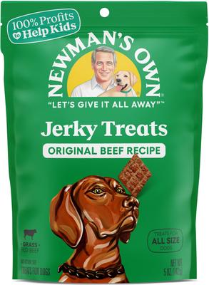 Bundle: Newman's Own Beef Jerky Original Recipe + Beef Jerky Beef & Sweet Potato Recipe Dog Treats