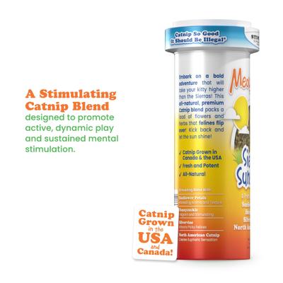 Sierra Sunshine Sunflower, Honeysuckle, Silvervine Catnip Blend, 26-gm bottle