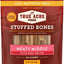 Large Stuffed Bone Treats Meaty Middle Made with real Bacon, 6 count