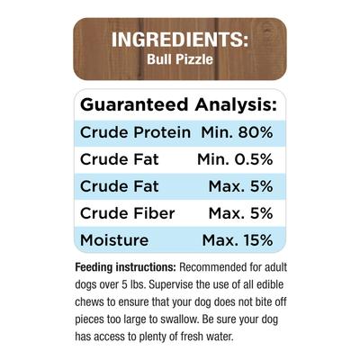 Bully Sticks Dog Chews, Large, 2 count