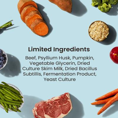 Beef Limited Ingredient Diet Air-Dried Dog Treats, 5-oz bag