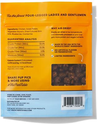 Chicken Grain-Free Air-Dried Dog Treats, 5-oz bag