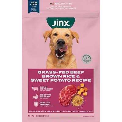 Alimento seco para perros con carne de res, arroz integral y boniato ALS Kibble, bolsa de 4 lb