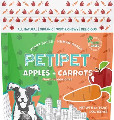 Apples + Carrots Bites Soft & Chewy Dog Treats, 5-oz bag
