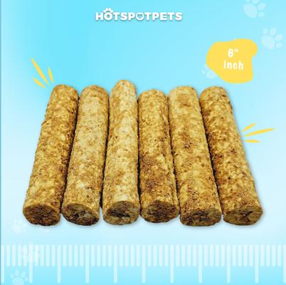 6-in Beef Crunchy Munchy Rolls Dog Treats, 3 count