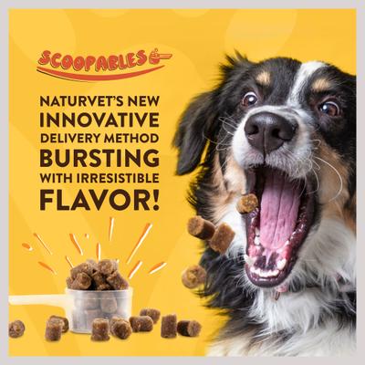 NaturVet, Aller-911 Allergy Aid Scoopable Tiny Bites, apoyo para alergias y piel de perros, sabor tocino ahumado, 312 g