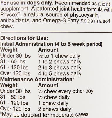 HypoAllergenic HA Soft Chews Joint Supplement for Dogs, 120 count