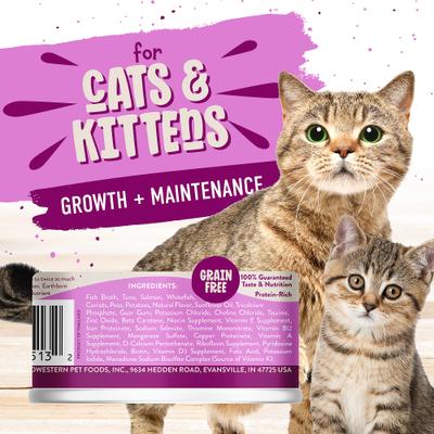Bundle: Earthborn Holistic Monterey Medley Grain-Free Natural Canned Cat & Kitten Food, 5.5-oz, case of 24 + Earthborn Holistic Harbor Harvest Grain-Free Natural Canned Cat & Kitten Food, 5.5-oz, case of 24