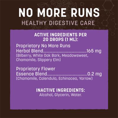 Apothecary No More Runs Herbal Liquid Digestive Supplement for Dogs & Cats, 2-fl oz bottle