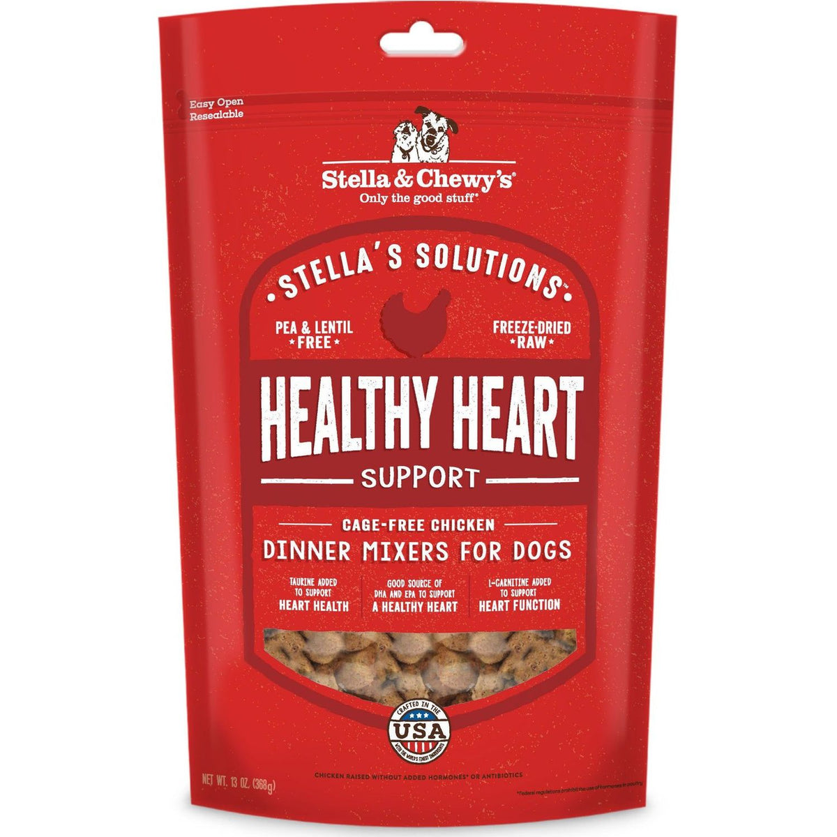Solutions Healthy Heart Support Chicken Freeze-Dried Raw Dog Food. 370 g.