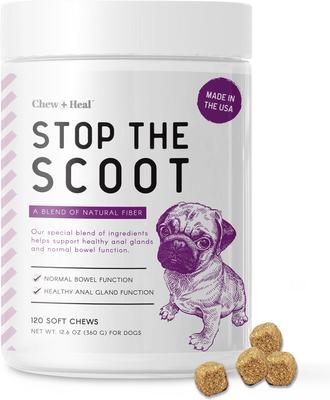 Stop the Scoot Anal Gland Support & Bowel Function Supplement for Dogs, 240 count