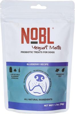 Yogurt Melts Probiotic with Blueberry Dog Treat, 50-gram bag