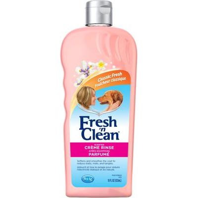 PetAg, Fresh 'n Clean Scented Crème Rinse, Vitamin E + Aloe Vera, Classic Fresh Scent, 532 ml.