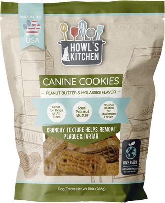 Canine Cookies Peanut Butter & Molasses Flavor Dog Treats, 10-oz