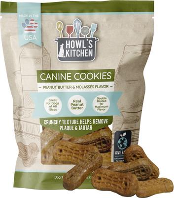 Canine Cookies Peanut Butter & Molasses Flavor Dog Treats, 10-oz