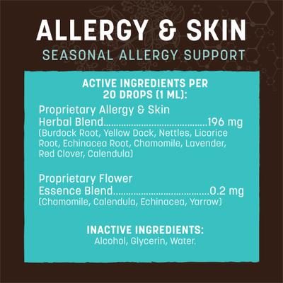 Apothecary Allergy & Skin Herbal Liquid Allergy Supplement for Dogs & Cats, 2-fl oz bottle