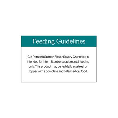 Cat Person by Weruva Savory Salmon Grain-Free Crunchy Cat Treats, 2-oz bag