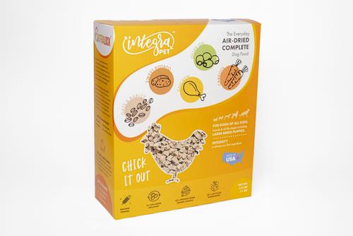 Integra Pet Chick It Out Air Dried Dog Food, 2.5-lb box