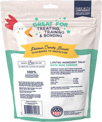 Rewards Small Breed Chicken Flavored Crunchy Biscuit Dog Treats 8-oz bag, bundle of 2