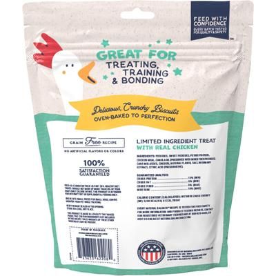 Rewards - Galletas crujientes con sabor a pollo para perros de razas pequeñas, bolsa de 8 oz, paquete de 2