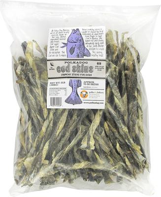 Cod Skins Dehydrated Dog & Cat Treats, 2-lb bag