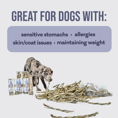 Cod Skins Dehydrated Dog & Cat Treats, 2-lb bag