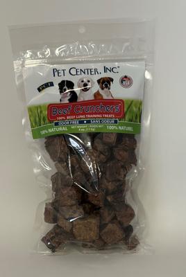 Beef Lung Crunchers Dog Training Treats, 4-oz bag