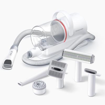 Cat & Small Pet Grooming Kit & Vacuum, White, 1.85-L