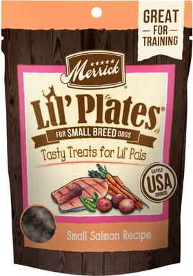 Lil' Plates Small Salmon Recipe Grain-Free Dog Treats, 5-oz bag