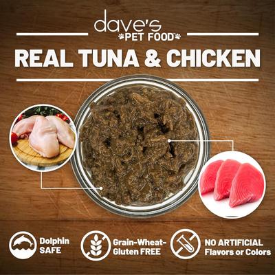 Naturally Healthy Tuna & Chicken Dinner in Gravy Grain-Free Wet Cat Food, 3-oz can, case of 24