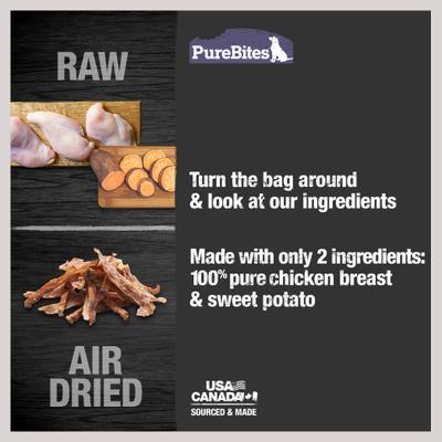 Chicken & Sweet Potato Jerky Gently Dried Dog Treats, 6.3-oz bag