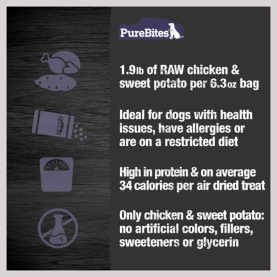 Chicken & Sweet Potato Jerky Gently Dried Dog Treats, 6.3-oz bag