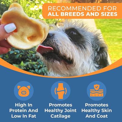 Pig Snout Puffs Dog Treats, 25 count