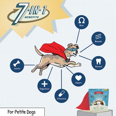 Smartmouth 7-in-1 Dental Chews for Petite & X-Small Dogs, 5 to 15-lbs, 28 count