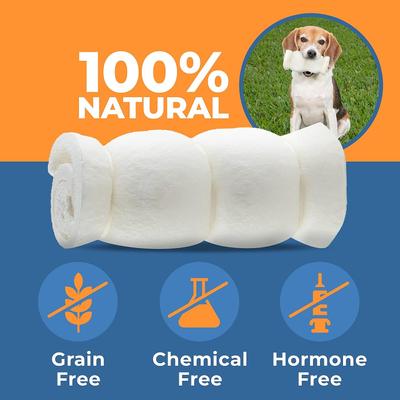 Beef Cheek Rolls 5 to 6-in Dog Treats, 4 count