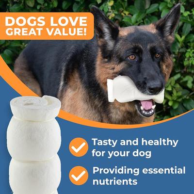 Beef Cheek Rolls 5 to 6-in Dog Treats, 4 count