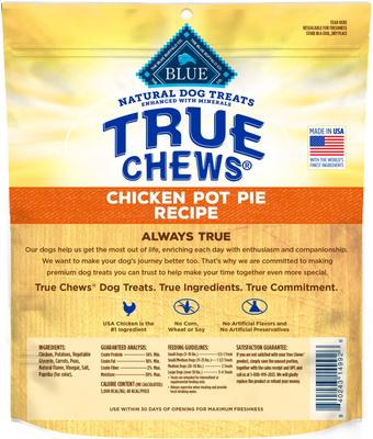 True Chews Chicken Pot Pie Recipe Dog Treats, 12-oz bag