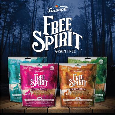 Free Spirit Jerky Bites Deboned Turkey, Vegetable & Cranberry Grain-Free Dog Treats, 20-oz bag