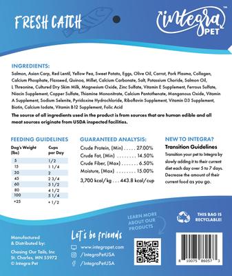 Integra Fresh Catch Air Dried Complete Dog Food, 2.5-lb box