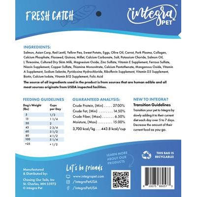 Alimento completo para perros Integra Fresh Catch, secado al aire, caja de 2.5 lb