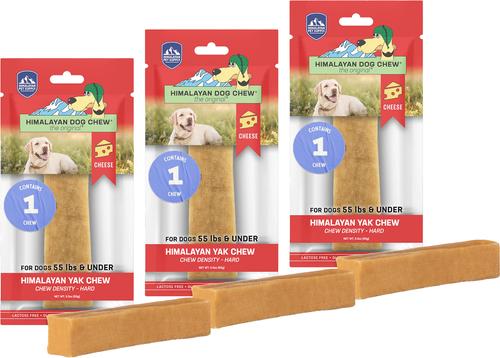 Natural Cheese Dog Treats, Large, bundle of 3
