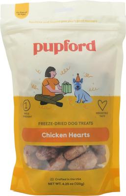 Chicken Hearts Limited Ingredient Freeze-Dried Dog Treats, 4.25-oz bag