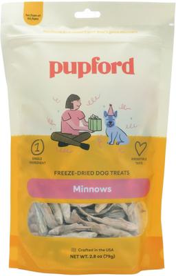Minnows Limited Ingredient Freeze-Dried Dog Treats, 2.8-oz pouch