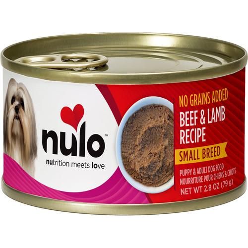 Nulo, FreeStyle Paté Small Breed Puppy Chicken & Egg, Pollo + Huevo con Camote, Calabaza y L-Carnitina, Sin Granos, Cachorros de Razas Pequeñas, 79 g × 12 latas